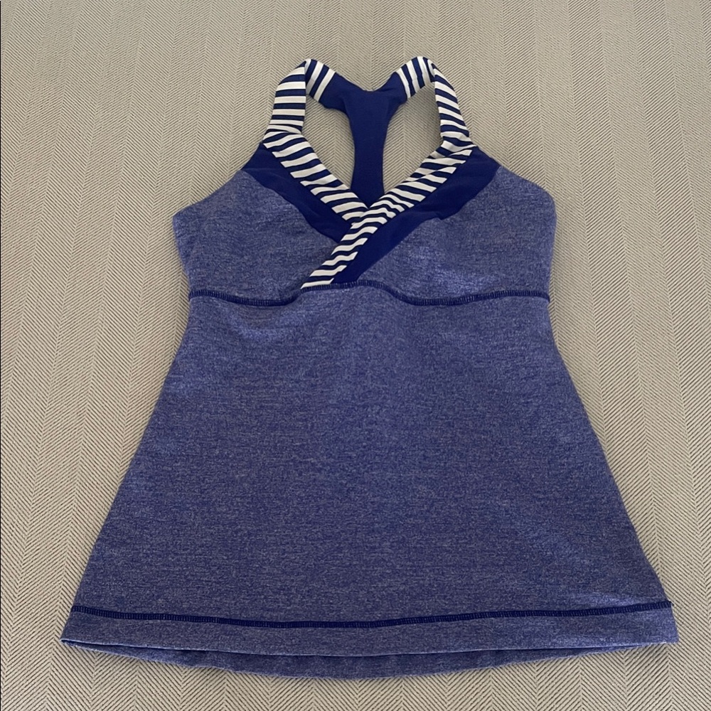 Lululemon Athletica Blue Halter Top